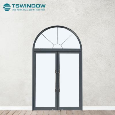 Cửa Nhôm Kính Mở Quay 2 Cánh